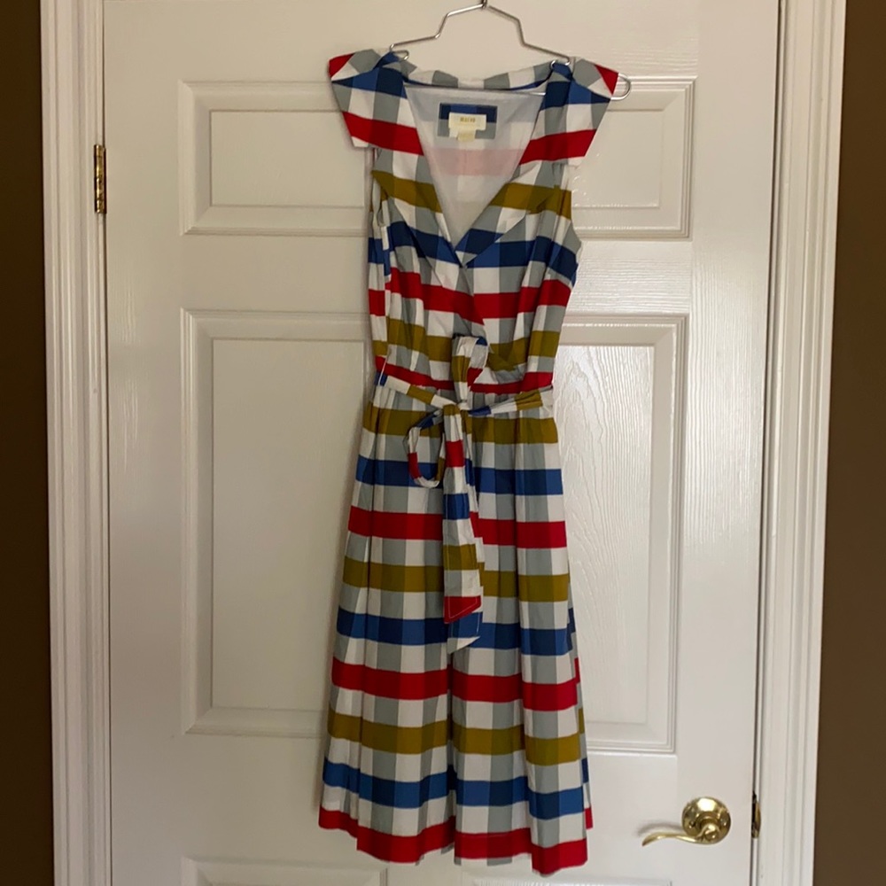 Anthropologie Maeve gingham sundress